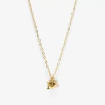 Alphabet Charms in 14k gold PVD, view 4