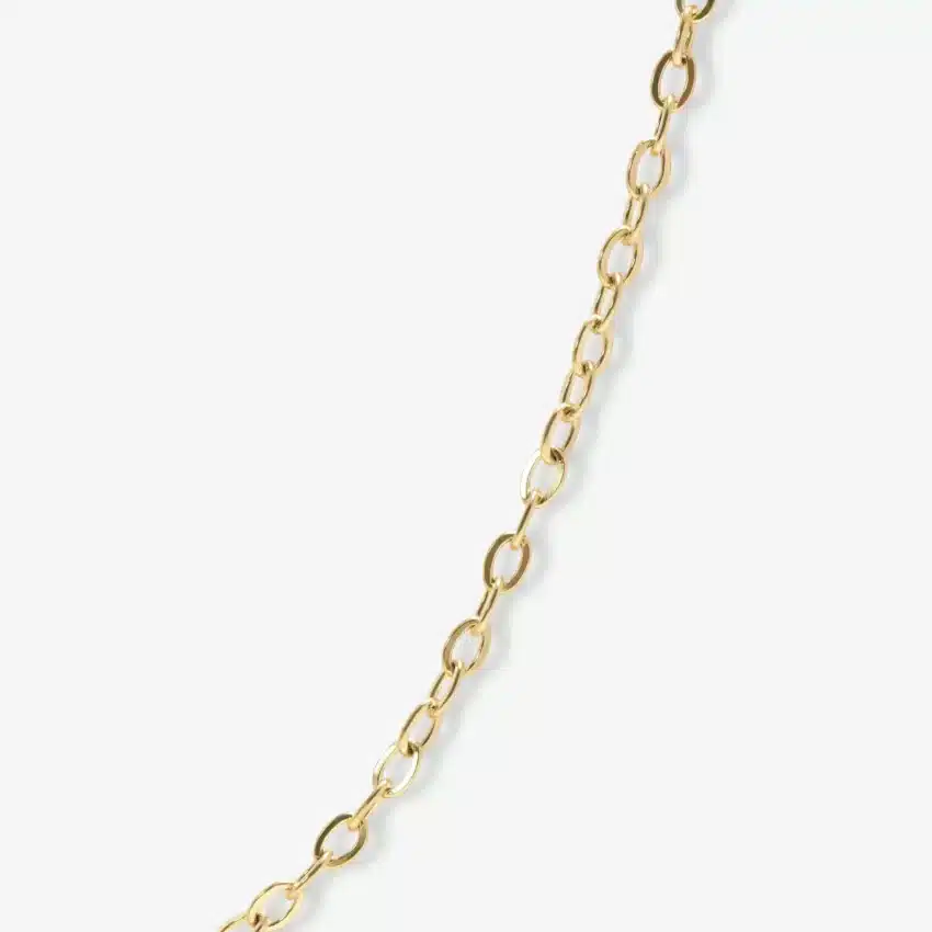 Dainty Chain in 14k gold PVD, view 2