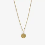 Evil Eye Protection Charm in 14k gold PVD, view 4