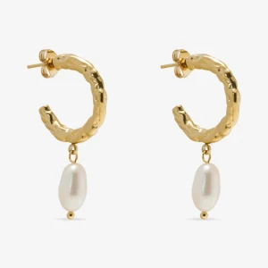 Molton Baroque Pearl Hoops